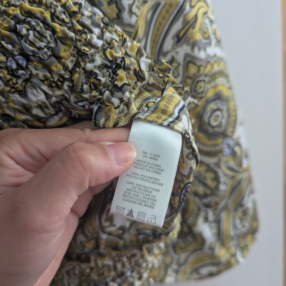 Michael Kors Pattern Polyester Top - Picture 5 of 8
